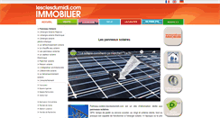 Desktop Screenshot of panneau-solaire.lesclesdumidi.com