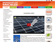 Tablet Screenshot of panneau-solaire.lesclesdumidi.com