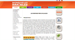 Desktop Screenshot of energies-renouvelables.lesclesdumidi.com