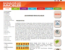 Tablet Screenshot of energies-renouvelables.lesclesdumidi.com